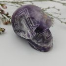 Chevron Amethyst Skull