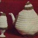 Vintage 1950's Simple Crochet Tea Cozy Pattern Cosy Reproduction PDF Wee Designs