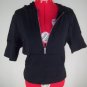 Victoria's Secret Moda Black Zippered Hoodie Jacket M