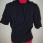 Victoria's Secret Moda Black Zippered Hoodie Jacket M