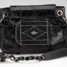 Rafe Black Genuine Snake Inlay Crossbody Purse Bag NEW $250 Rafe Black Genuine Snake Inlay Crossbody Purse Bag NEW $250