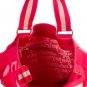 Juicy Couture Large Pink "Heart Medallion" Tote Handbag YHRUS066 NEW MSRP $228