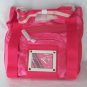 Juicy Couture Large Pink "Heart Medallion" Tote Handbag YHRUS066 NEW MSRP $228