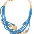Juicy Couture Crystal & Faux Pearl Charm Bracelet YJRU4035 NEW MSRP $48