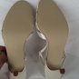 Caparros Alec White Dyeable Silk Evening / Bridal Sandals Size 7 NEW $69