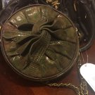 Jessica Simpson Katie Green Olive Snakeskin Round Crossbody Bag Purse NEW $58 Jessica Simpson Katie Green Olive Snakeskin Round Crossbody Bag Purse NEW $58