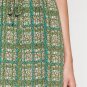 New UMGEE Lime Green Print Erin Maxi Skirt with Dual Slits S M L
