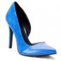 NIB Kenneth Cole Reaction Bee Day Cobalt Blue Suede d'Orsay Pumps Sz 8.5 $79