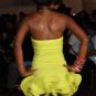 Maison Lime 3D Origami Strapless Mini Dress M L NEW MSRP $116