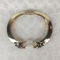 Kenneth Jay Lane Jaguar Cuff Bracelet 22K Gold Plated & Black Enamel NEW $120