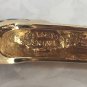 Kenneth Jay Lane Jaguar Cuff Bracelet 22K Gold Plated & Black Enamel NEW $120