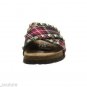NIB SAM EDELMAN Arina Red Plaid Slide Sandals with Studs MSRP $120