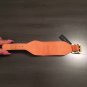 CC SKYE Orange Leather Giant Screw Cuff Bracelet NEW MSRP $160 HARD TO FIND