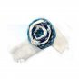 NWT Coach Blue Floral Badlands Patchwork Scarf 50" x 70" Shawl 85813 MSRP $195