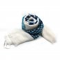 NWT Coach Blue Floral Badlands Patchwork Scarf 50" x 70" Shawl 85813 MSRP $195
