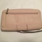 Guess Greyson Large Zip Around Wallet in Light Rose w/Wrist Strap New w/Defects
