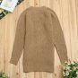 NWT Camel & Black Knitted Wool Sweater Cardigan Jacket w/ Contrast Pockets XS S