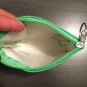 NEW Green Floral Pray Continually Coin Purse / Cosmetic Case Small Pouch Keyring