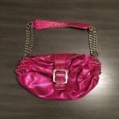 BCBGirls Pink Iridescent Snakeskin Chain Strap Hand Shoulder Bag Purse BCBGirls Pink Iridescent Snakeskin Chain Strap Hand Shoulder Bag Purse