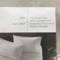 New $70 OAKE Bloomingdale's Camel Twin Flat Sheet 100% Supima Cotton 500TC