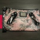 NWT Betsey Johnson Betseyville Pink & Black Python Lace Wristlet Clutch MSRP $58
