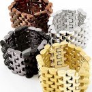 NEW Multi Tone Link Stretch Bracelet in Gold, Silver, Brown or Black NEW Multi Tone Link Stretch Bracelet in Gold, Silver, Brown or Black