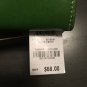 NIB $68 Giani Bernini Green & White Glazed Leather Accordion Organizer Wallet