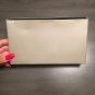 NIB $68 Giani Bernini Green & White Glazed Leather Accordion Organizer Wallet