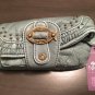 NWT Nica London Sea Breeze Rowan Studded Fish Wristlet Clutch Bag Distressed
