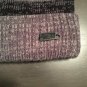NWT Levi's Heather Gray & Black Striped Marled Cuffed Men's Beanie Hat Acrylic