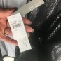 NWT Hype Black Shiny Gloss Sequin Cropped Blazer Size 6, 3/4 Sleeve MSRP $198