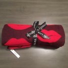 NWT $68 Victoria's Secret Flirt Fringe Throw Blanket 50 X 60 Red Lips Acrylic NWT $68 Victoria's Secret Flirt Fringe Throw Blanket 50 X 60 Red Lips Acrylic