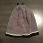 NWOT Levi's Reversible Dark Blue, Gray & Cream Beanie Hat One Size Fits Most