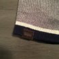 NWOT Levi's Reversible Dark Blue, Gray & Cream Beanie Hat One Size Fits Most