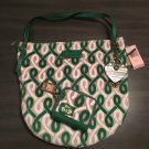 NWT $286 Juicy Couture Green Velour BFF Tote Bag & Matching Zip Around Wallet