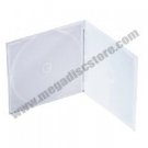 5.2mm Poly CD Case Single Frosty 50 Pack