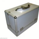 Silver Makeup Train Case All Purpose Cosmetic Organizers Ship to Canada and USA Silver Makeup Train Case All Purpose Cosmetic Organizers Ship to Canada and USA