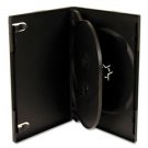 14mm Triple DVD CD Movie Game Case Black Multi 3 Disc w Flip 18 Pk Canada n USA 14mm Triple DVD CD Movie Game Case Black Multi 3 Disc w Flip 18 Pk Canada n USA