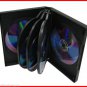 27mm Full Size 8 Tray DVD Movie Game Case Black Multi 8 Disc 20 Pk Canada n USA