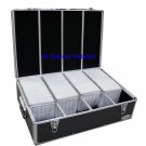 1000 CD DVD PREMIUM ALUMINUM STORAGE CARRYING CASE BOX BLACK FREE SHIPPING