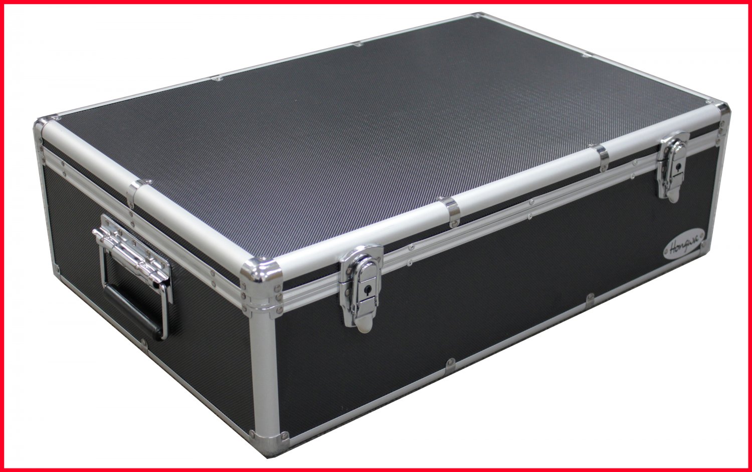 1000 CD DVD PREMIUM ALUMINUM STORAGE CARRYING CASE BOX BLACK FREE SHIPPING