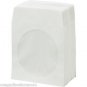 1000 White Paper CD DVD Disc Sleeves Window Flap Envelope 100g