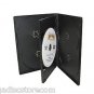 20 Pk Premium Black 14mm 6 Discs DVD CD Movie Game Case Box Overlap with Flip