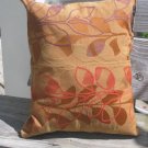autumnal flower pillow