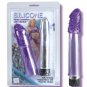 Silicone Penis Extension With Vibrator - Purple