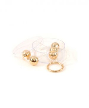 Gold Anal Beads