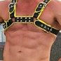 Leather Black/Yellow Harness