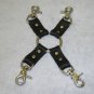 Leather Hogtie With Scissor Snaps