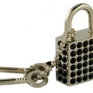 Black Rhinestone Lock