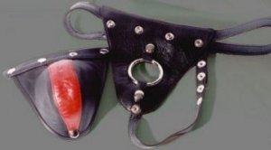 Leather Bondage Jock Short